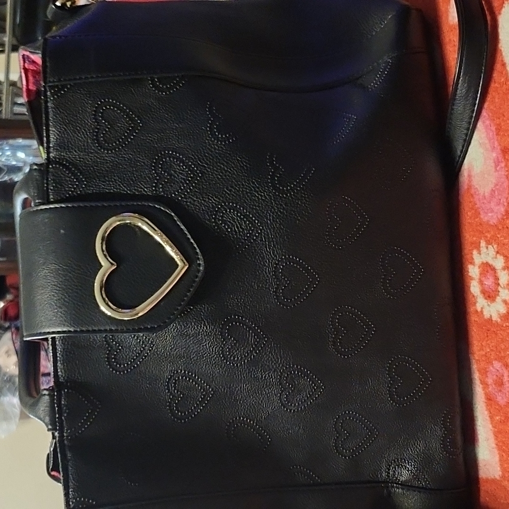 Betsey Johnson Handbag with Chain Straps